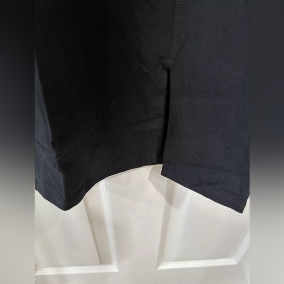 Fit 4 All by Carrie Wightman 4X Smooth Waist Split Front Hem Leg Pant Black NEW - Picture 8 of 10